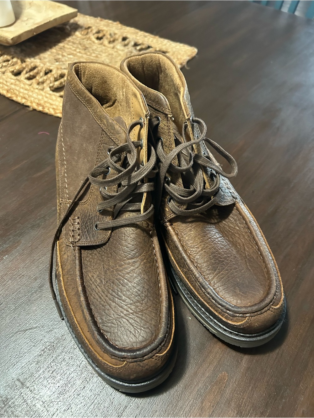 Ariat Brown Leather Suede Chukka Boots